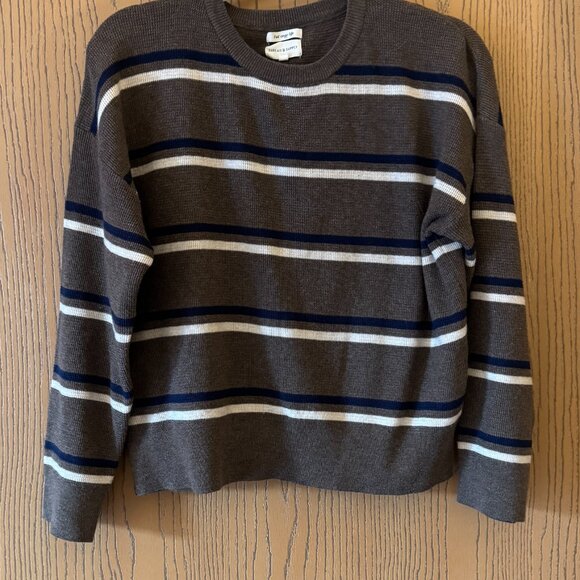 Striped Brown Sweater - Picture 2 of 6